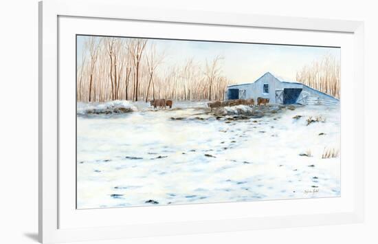 Veille ferme du 8e rang-Sylvia Audet-Framed Art Print