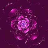 Fabulous Fractal Pattern in Purple-velirina-Art Print