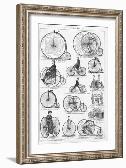 Velocipedes-null-Framed Giclee Print