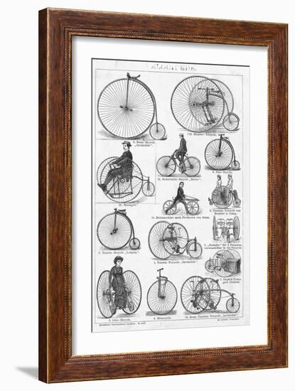 Velocipedes-null-Framed Giclee Print