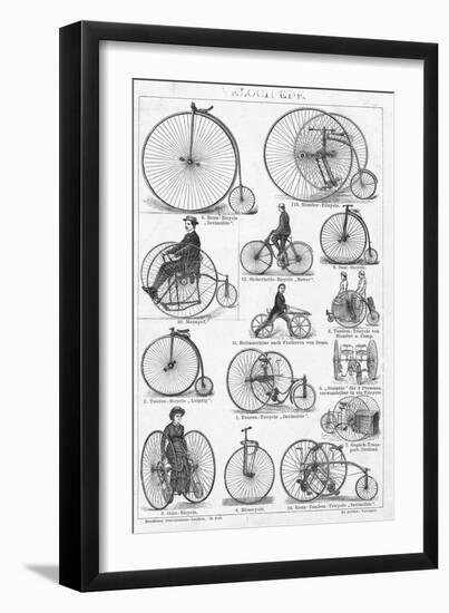 Velocipedes-null-Framed Giclee Print