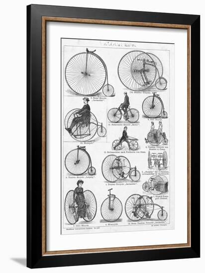 Velocipedes-null-Framed Giclee Print