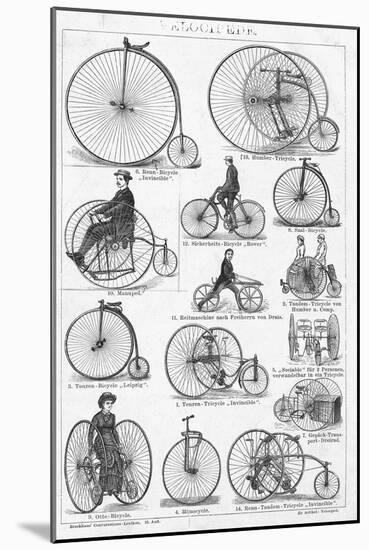 Velocipedes-null-Mounted Giclee Print