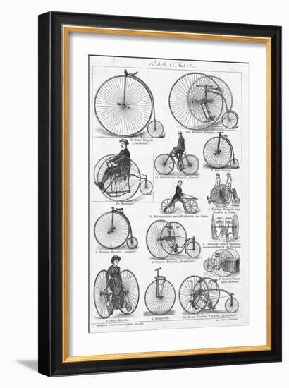 Velocipedes-null-Framed Giclee Print