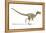 Velociraptor Dinosaur, Artwork-null-Framed Premier Image Canvas