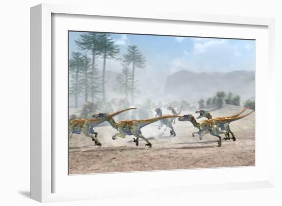 Velociraptor Dinosaurs-Jose Antonio-Framed Photographic Print