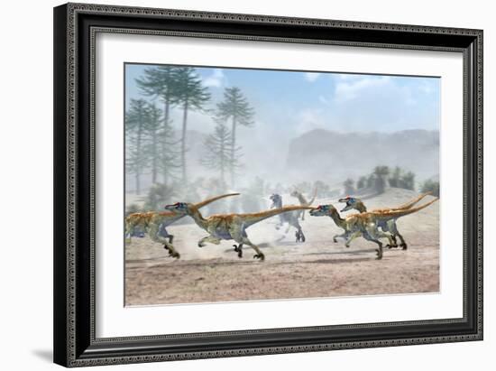 Velociraptor Dinosaurs-Jose Antonio-Framed Photographic Print