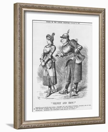 Velvet and Iron!, 1887-Joseph Swain-Framed Giclee Print