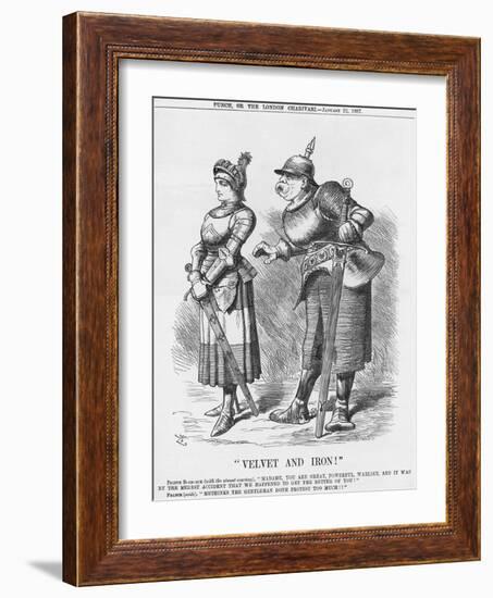 Velvet and Iron!, 1887-Joseph Swain-Framed Giclee Print