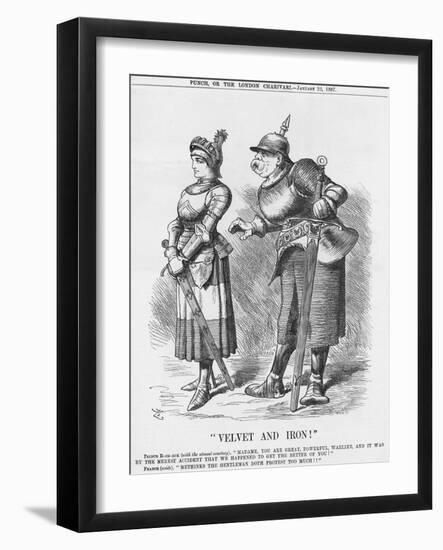 Velvet and Iron!, 1887-Joseph Swain-Framed Giclee Print