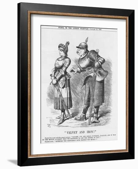 Velvet and Iron!, 1887-Joseph Swain-Framed Giclee Print