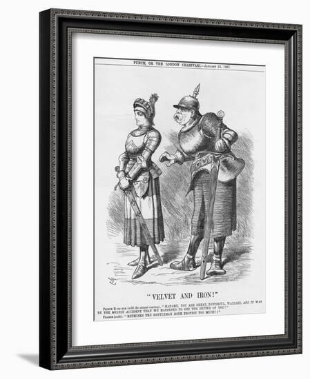 Velvet and Iron!, 1887-Joseph Swain-Framed Giclee Print