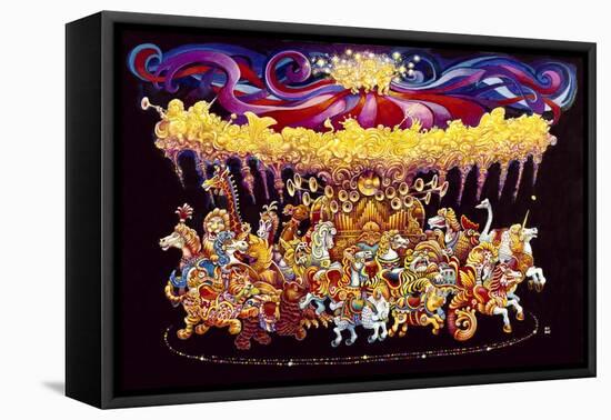 Velvet Carousel-Bill Bell-Framed Premier Image Canvas