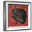 Velvet Cat I (Chat Velours I)-Isy Ochoa-Framed Giclee Print