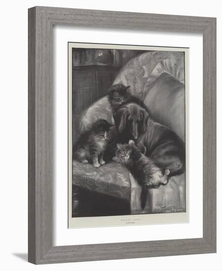 Velvet Paws-Fannie Moody-Framed Giclee Print