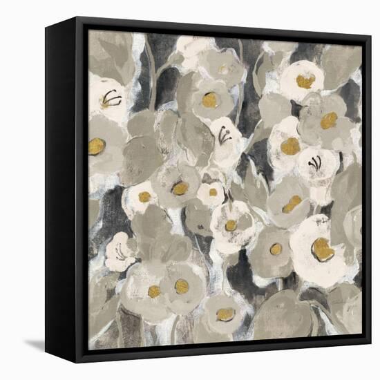 Velvety Florals Neutral II-Silvia Vassileva-Framed Stretched Canvas