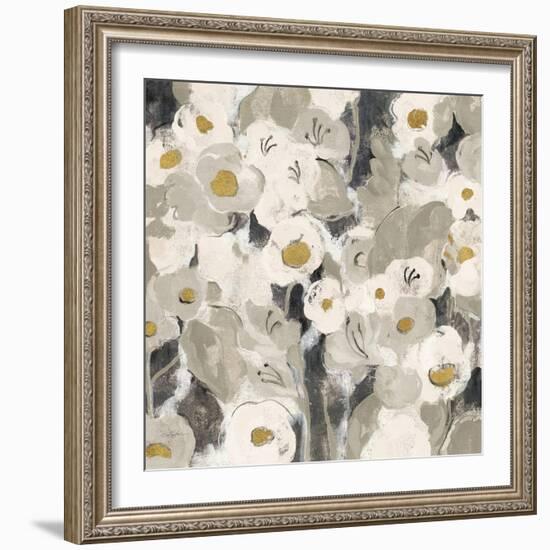 Velvety Florals Neutral III-Silvia Vassileva-Framed Art Print