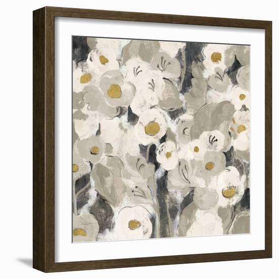 Velvety Florals Neutral III-Silvia Vassileva-Framed Art Print