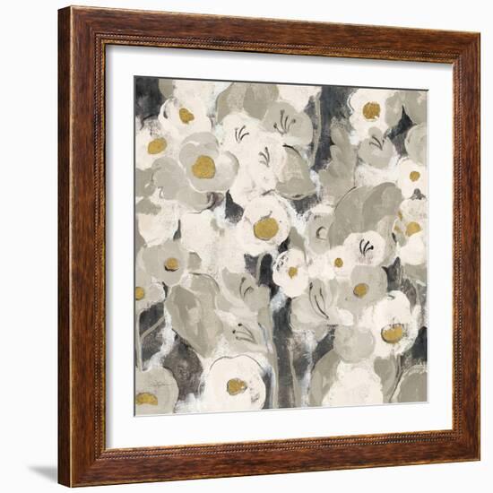 Velvety Florals Neutral III-Silvia Vassileva-Framed Art Print