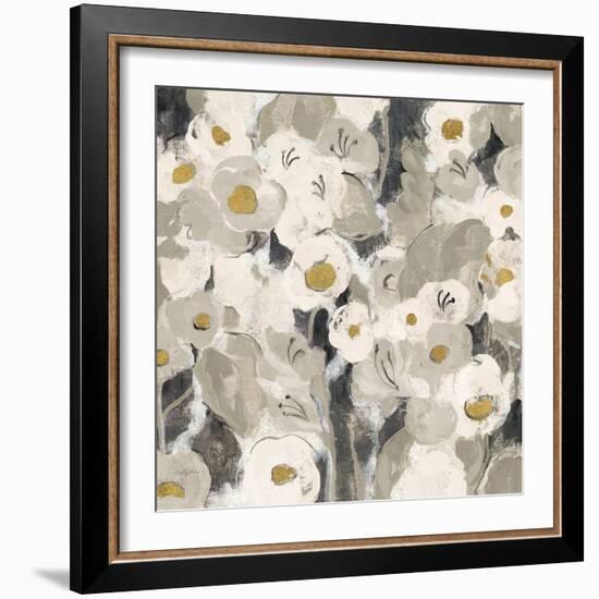 Velvety Florals Neutral III-Silvia Vassileva-Framed Art Print