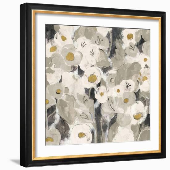 Velvety Florals Neutral III-Silvia Vassileva-Framed Art Print