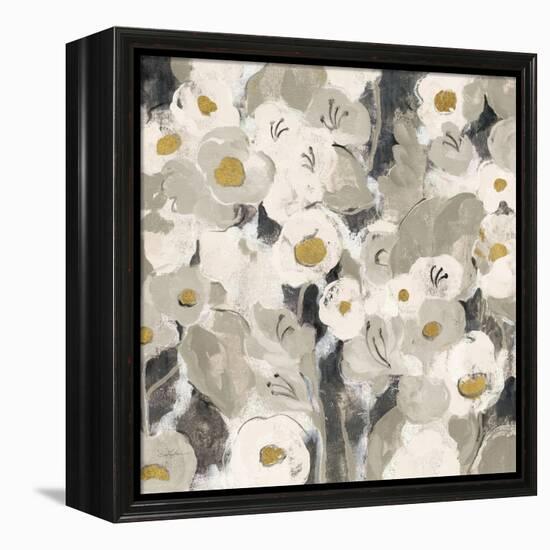 Velvety Florals Neutral III-Silvia Vassileva-Framed Stretched Canvas