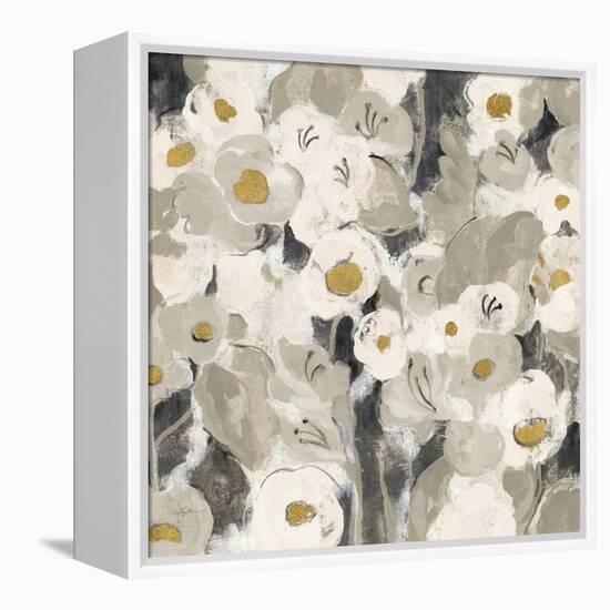 Velvety Florals Neutral III-Silvia Vassileva-Framed Stretched Canvas