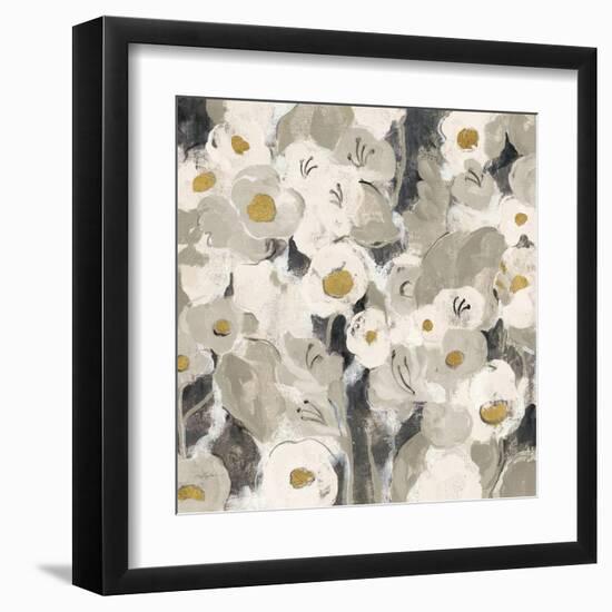 Velvety Florals Neutral III-Silvia Vassileva-Framed Art Print