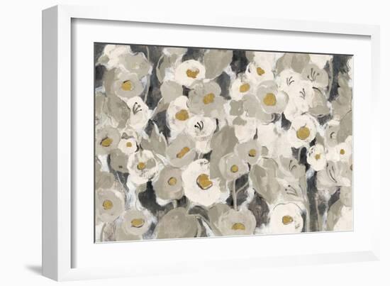 Velvety Florals Neutral-Silvia Vassileva-Framed Art Print