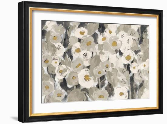 Velvety Florals Neutral-Silvia Vassileva-Framed Art Print