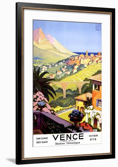 Vence-Roger Broders-Framed Giclee Print