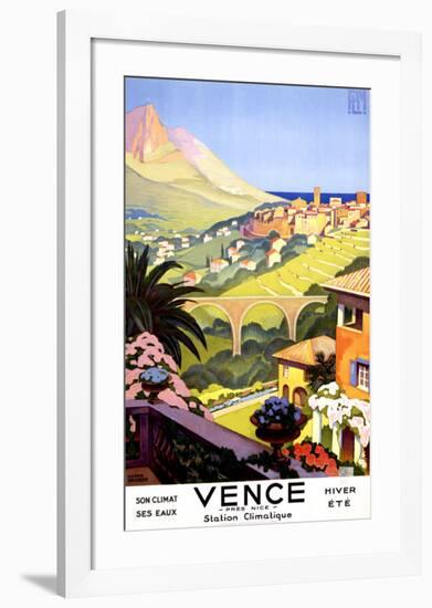 Vence-Roger Broders-Framed Giclee Print