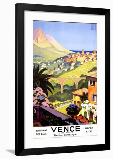 Vence-Roger Broders-Framed Giclee Print