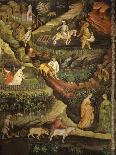 Ploughing, September, from Cycle of Months, Fresco, 15th Century, Buonconsiglio Castle-Venceslao-Giclee Print