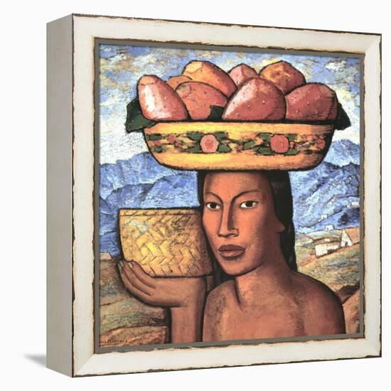 Vendedoras De Tunas-Alfredo Ramos Martinez-Framed Stretched Canvas