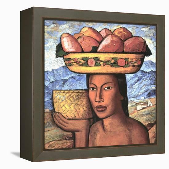 Vendedoras De Tunas-Alfredo Ramos Martinez-Framed Stretched Canvas