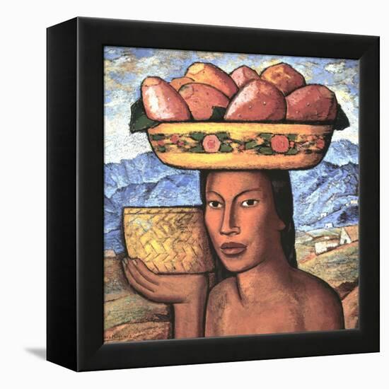 Vendedoras De Tunas-Alfredo Ramos Martinez-Framed Stretched Canvas