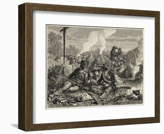 Vendee Fighting-null-Framed Art Print