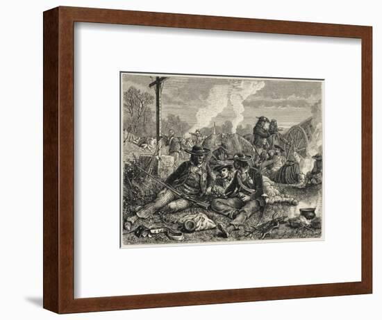 Vendee Fighting-null-Framed Art Print