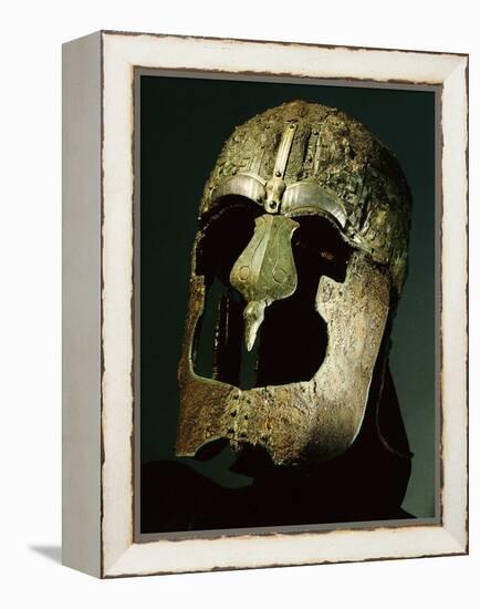 Vendel warrior's helmet-Werner Forman-Framed Premier Image Canvas