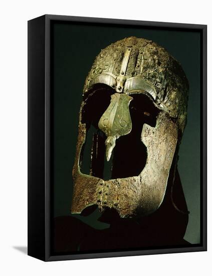 Vendel warrior's helmet-Werner Forman-Framed Premier Image Canvas