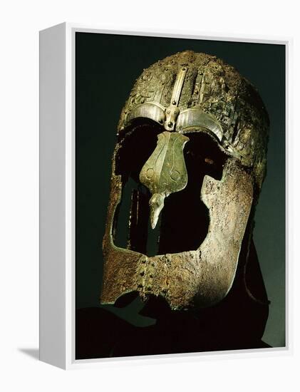 Vendel warrior's helmet-Werner Forman-Framed Premier Image Canvas