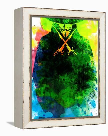 Vendetta Watercolor 2-Lora Feldman-Framed Stretched Canvas