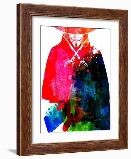 Vendetta Watercolor-Lora Feldman-Framed Art Print