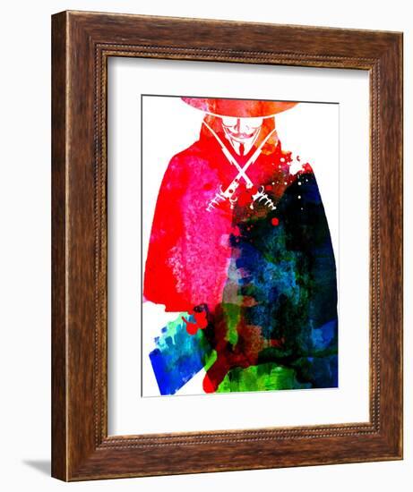 Vendetta Watercolor-Lora Feldman-Framed Premium Giclee Print