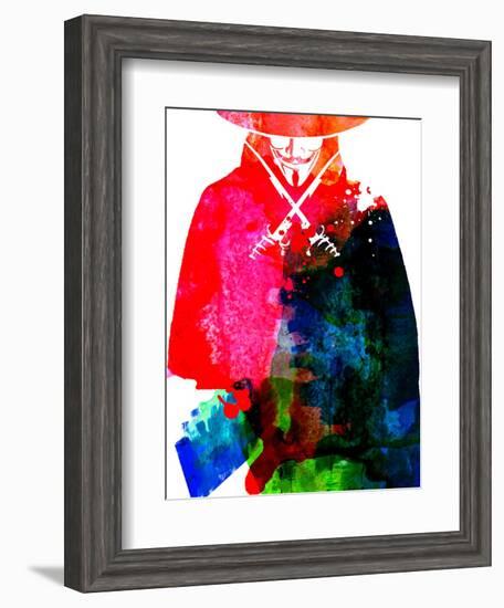 Vendetta Watercolor-Lora Feldman-Framed Art Print