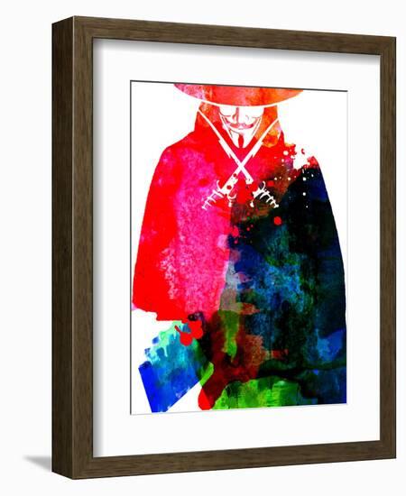 Vendetta Watercolor-Lora Feldman-Framed Art Print