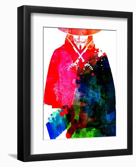 Vendetta Watercolor-Lora Feldman-Framed Art Print