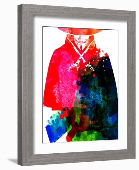 Vendetta Watercolor-Lora Feldman-Framed Art Print