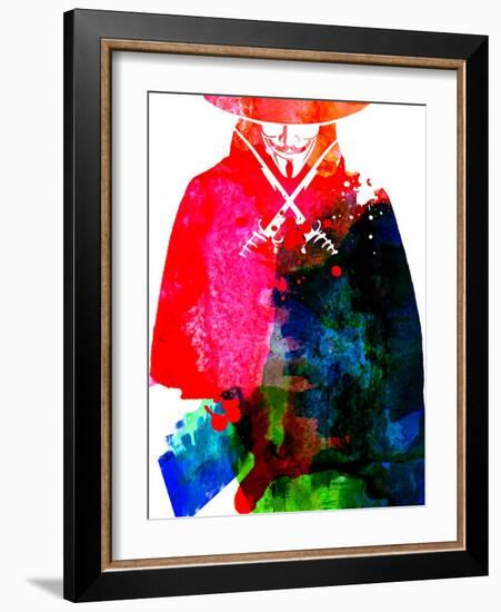 Vendetta Watercolor-Lora Feldman-Framed Art Print